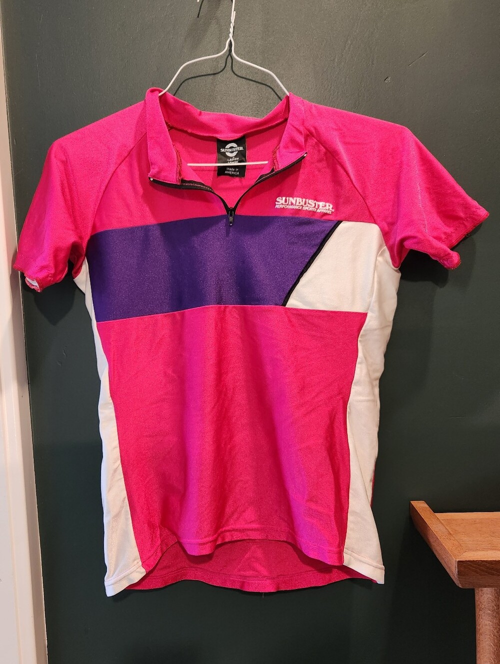 Vintage Sunbuster Cycling Jersey Ladies Large
